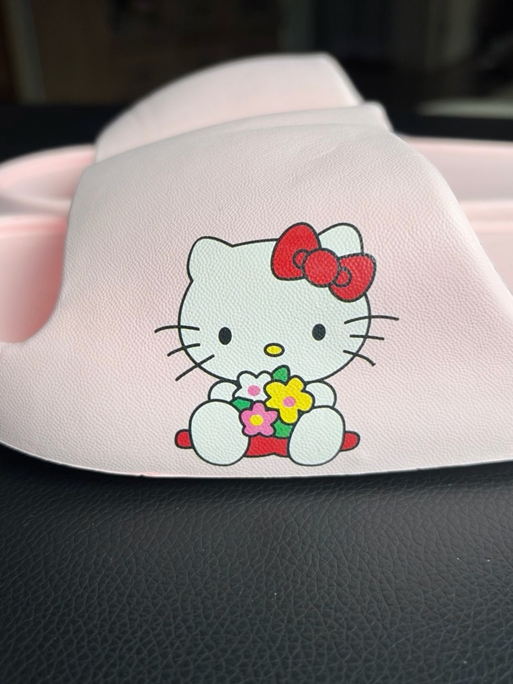 Hello Kitty Pink and Red Kids Slide Sandals